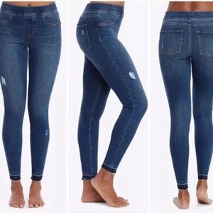 Spanx Distressed Ankle Skinny Jeans XL